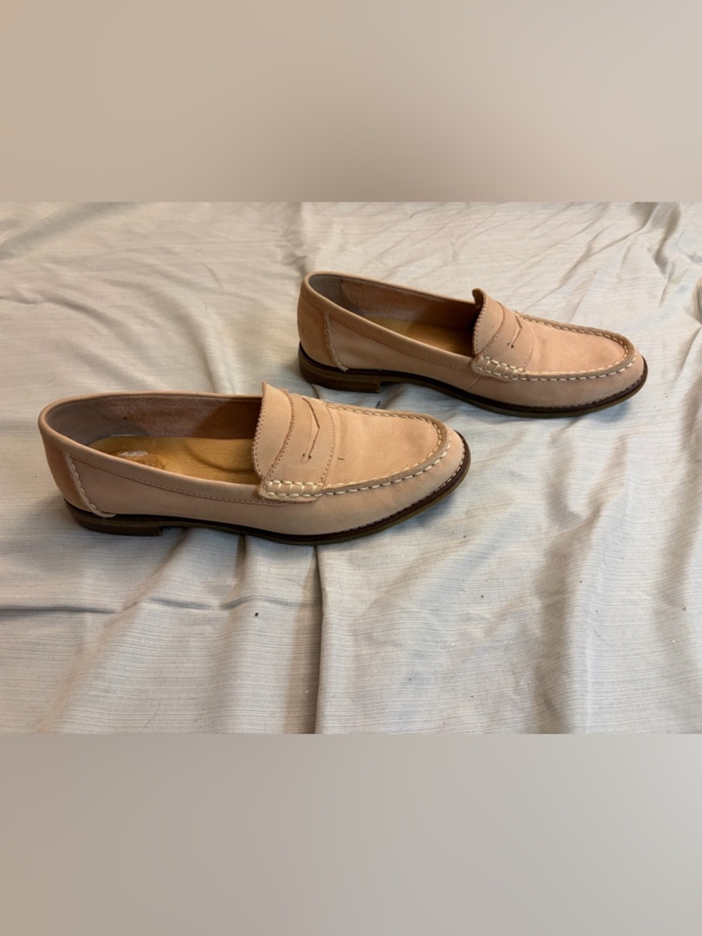 Sperry Women's Seaport Penny Loafer Nubuck Shoe blush pink - Picture 3 of 7